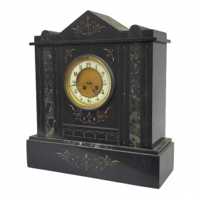 Antique Victorienne marble and slate clock (non-fonctional)