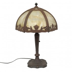Magnifique lampe Tiffany, fonctionnelle (une vitre de craquée)