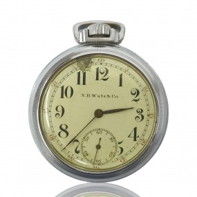 Montre de poche N.H. watch Co. Donaldo watch compagny, 21 jewels, bijou, fonctionnelle