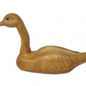 Outarde décorative en bois, canard 