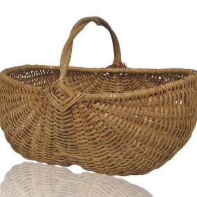 Panier décoratif autochtone tressé en écorce 
