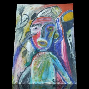 Peinture signée Guy Bailey, tableau, huile 
