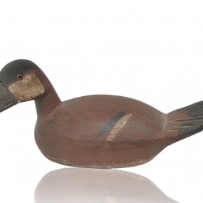 Petit canard décoratif en bois 