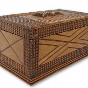 Little carving document box 