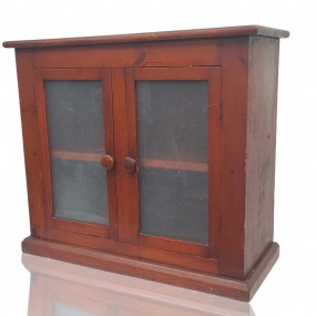 Petite armoirette avec portes vitrées 