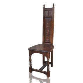 #57871 - 135$ Petite chaise sculpté en bois 
