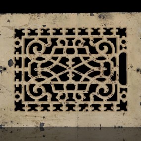Petite grille en fonte pour plancher 