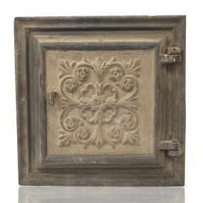 Petite porte de poêle en fonte 