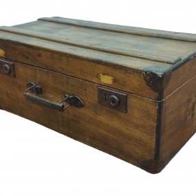 Antique wooden suitcase 