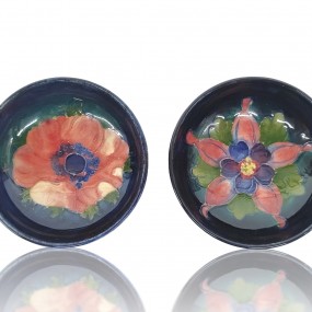 Petits plats Moorcroft, poteries, vaisselle de collection