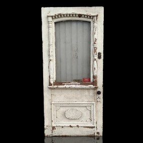 #57977 -  Porte de maison vitrée