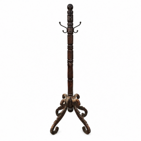 Antique wall coat rack