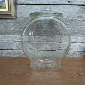 #58493 -  Vintage large planters peanuts glass jar