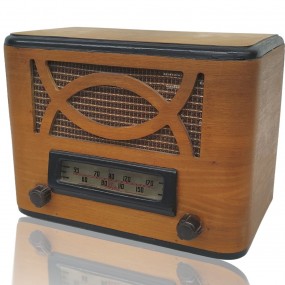 Antique brand and miller radio 