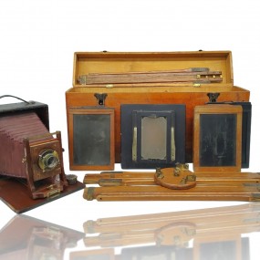 Rare appareil photo avec trépied, Century model 40, caméra, kodak 