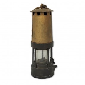 Rare petite lanterne de mineur, lampe 
