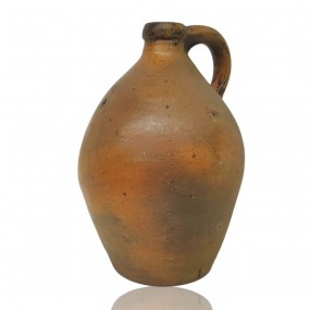 #61265 - 285$ Rarissime petite cruche attribuée aux potiers de St-Denis-sur-le-Richelieu (craquée)