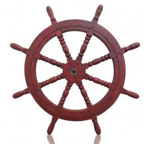 Roue de gouvernail de bateau 
