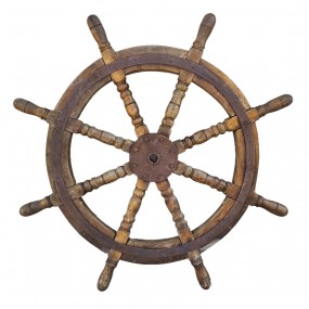 Vintage boat ship wheel rudder