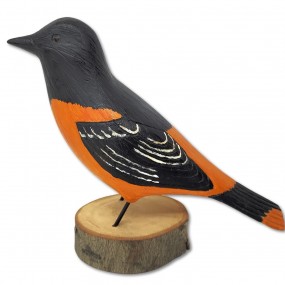 #53387 - 135$ Folk art sculpture bird carved by Leo Chagnon