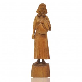 #59794 -  Folk art sculpture signed Jean-Julien Bourgault 