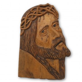 Sculpture bas-relief, buste du Christ