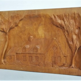 Folk art wooden carving, sculpture
