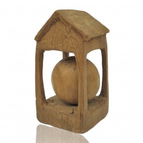 Hand-carved “patience” wooden folk-art piece