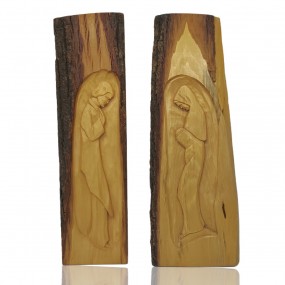 Sculptures bas-relief signées Bourgault Sculptures bas-relief signées Bourgault