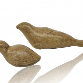 Inuit stone sculpture 
