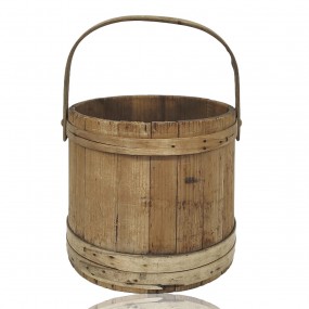 Seau en bois, chaudière