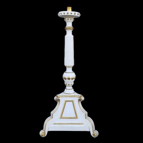 Splendide chandelier Pascal d'église en bois, belle condition Splendide chandelier Pascal d'église en bois, belle condition