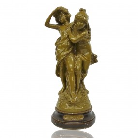 Vintage plaster statue, Le sentier perdu 