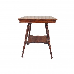 Side table with twisted legs, antique style