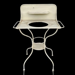 Table lave-main en métal, voir autres photos pour condition 
