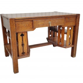 Oak writing desk, work desk