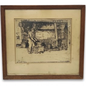 Tableau, imprimé de gravure, Cap-Rouge