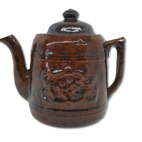 #54004 - 135$ Théière, poterie attribuée aux potiers Bell, Québec 