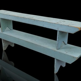 Antique pine bench with nice color 