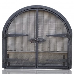 Très belles portes de foyer avec cadre 