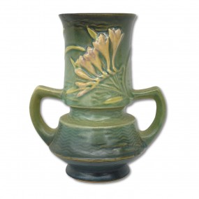 Vase signé Roseville, poterie 