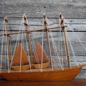 Miniature sailboat