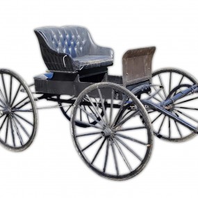 Voiture à cheval, calèche, buggy à chevaux 