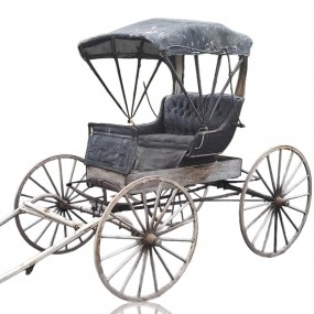 Voiture à cheval, calèche, carriole à chevaux, buggy