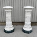 2  bénitiers antiques en plâtre  - 1