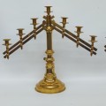 2 chandeliers ajustables en laiton  - 2