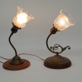 2 lampes de table antique - 4