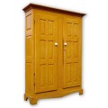 Armoire Québécoise ornementée de multiple caissons soulevés, vers 1830 (Entrepôt) - 22
