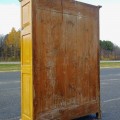 Armoire Québécoise ornementée de multiple caissons soulevés, vers 1830 - 4