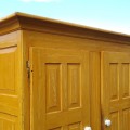 Armoire Québécoise ornementée de multiple caissons soulevés, vers 1830 (Entrepôt) - 19